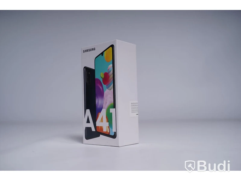 Mobiltelefon, Samsung Galaxy A41. Ny, Obruten förpackning.