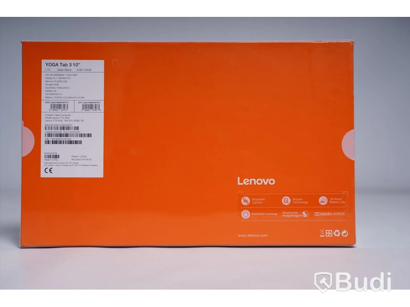 Surfplatta, Lenovo YOGA Tab 3. Ny, Obruten förpackning.