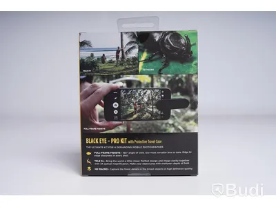 Kameralins till smartphone - 2 st. kit (3 linser inkl. case), Black Eye. Ny, Obruten förpackning.