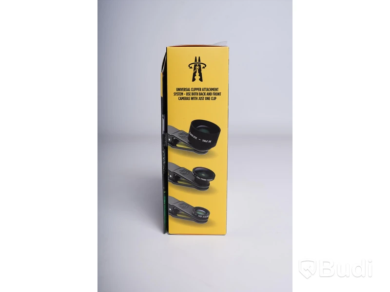 Kameralins till smartphone - 2 st. kit (3 linser inkl. case), Black Eye. Ny, Obruten förpackning.