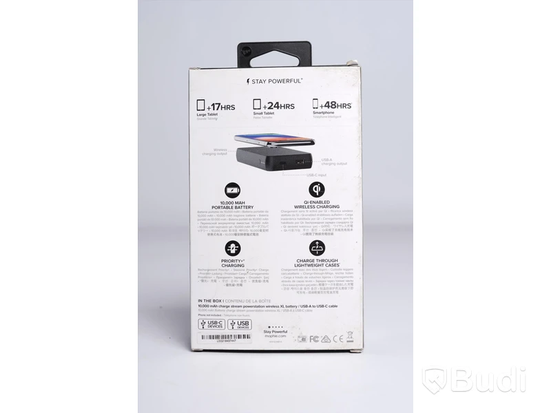 Powerbank trådlös - 2 st., Mophie. Ny.
