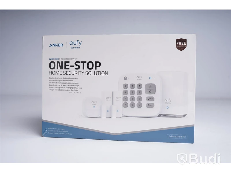 Hemlarm kit trådlös - 5 delar, Eufy security, ANKER Ny, Obruten förpackning.