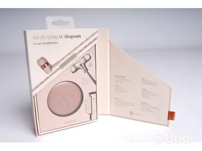 Hörlurar - 3 st, Dusty pink, Originals In-ear headphones, VAIN STHLM. Ny, Obruten förpackning.