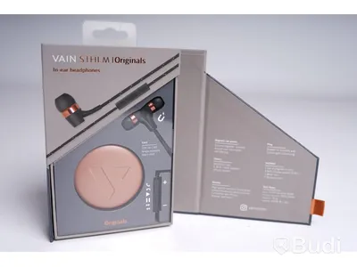 Hörlurar - 3 st, Dusty pink, Originals In-ear headphones, VAIN STHLM. Ny, Obruten förpackning.