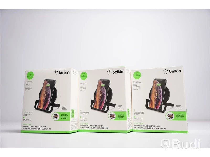 Laddningställ 3st - Belking Boost Up Wireless Charging Stand 10W. Ny, Obruten förpackning.