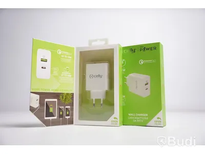 Väggladdare 2st - Celly Pro Power Wall Charger. Ny, Obruten förpackning.
