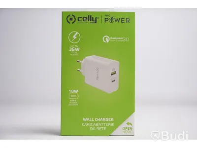 Väggladdare 2st - Celly Pro Power Wall Charger. Ny, Obruten förpackning.