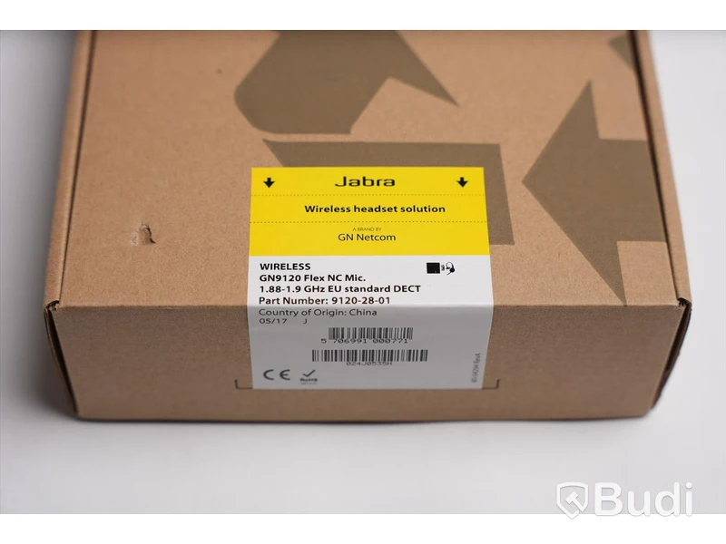 Headset -Jabra Wireless GN9120 Flex NC Mic. Ny, Obruten förpackning.