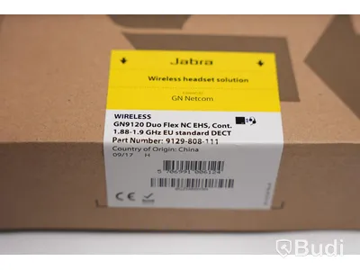 Headset 2st -Jabra Wireless GN9120 Duo Flex NC EHS & Jabra UC Voice 150 Duo. Ny, Obruten förpackning.