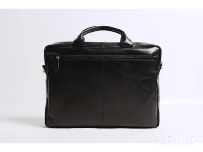 Datorväska i skinn 15 tum - Amalienborg, Black (2nd Gen), dbramante1928