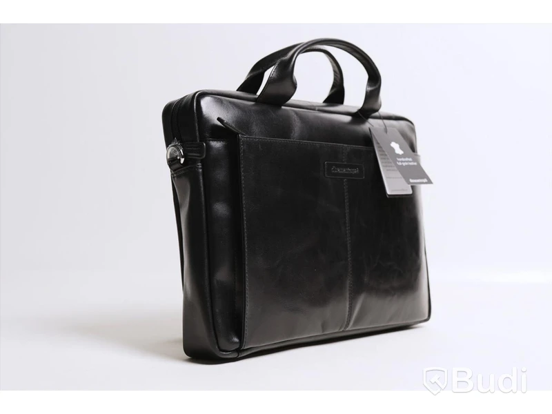 Datorväska i skinn 15 tum - Amalienborg, Black (2nd Gen), dbramante1928