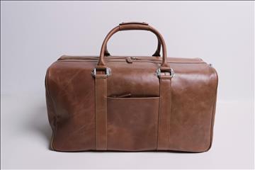 Weekender bag i skinn - Aalborg Tan dbramante 1928 - NY - Ord pris: 3699 sek