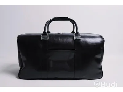 Weekender bag i skinn - Aalborg, Black, dbamante1298 - NY- Ord Pris: 3250 sek