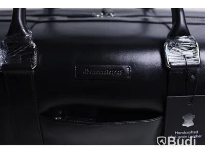 Weekender bag i skinn - Aalborg, Black, dbramante1298 - NY - Ord. pris 3250 kr