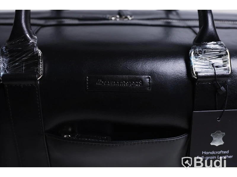 Weekender bag i skinn - Aalborg, Black, dbramante1298 - NY - Ord. pris 3250 kr