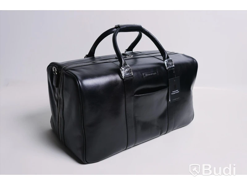 Weekender bag i skinn - Aalborg, Black, dbramante1298 - NY - Ord. pris 3250 kr