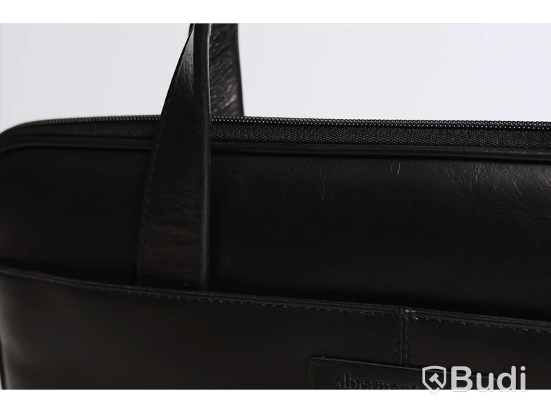 Datorväska i skinn 13 tum - Silkeborg, Black, dbramante1928 - NY - Ord. pris 870 kr