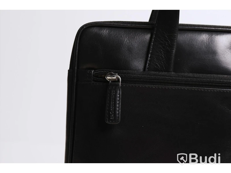 Datorväska i skinn 13 tum - Silkeborg, Black, dbramante1928 - NY - Ord. pris 870 kr