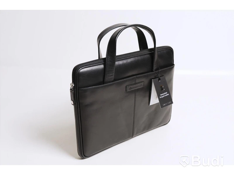 Datorväska i skinn 13 tum - Silkeborg, Black, dbramante1928 - NY - Ord. pris 870 kr