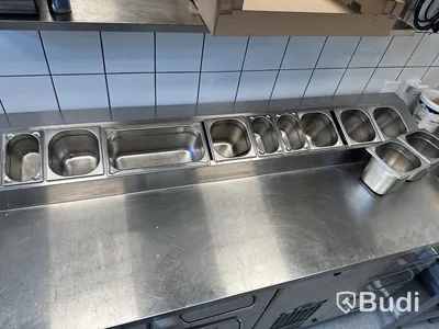 Rostfri kylbänk med ränna, Coolpart
