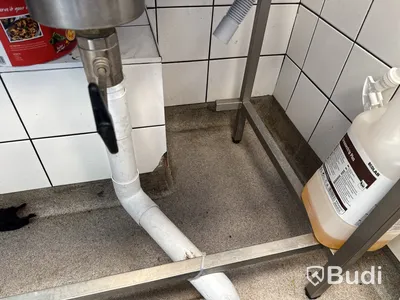 Rostfri diskbänk