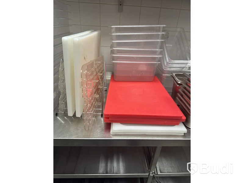 Parti med kantiner, plast/rostfritt