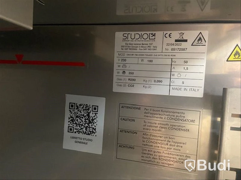 Rostfri kyl Studio L54
