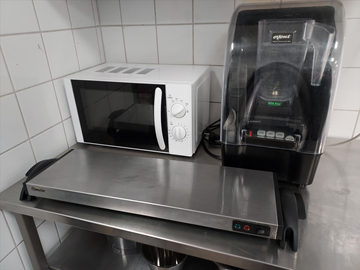 Värmeplatta, microvågsugn, Exxent blender/ mixer