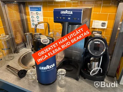 Lavazza kaffebryggare, termos och kaffekvarn