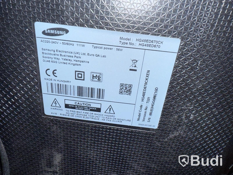 TV Samsung 8 tums LED HG48ED670