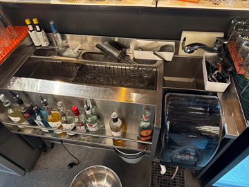 Kylbänk för bar