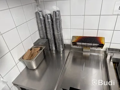 Zanussi Pommes frites värmare med en rostfri avlastningsbänk