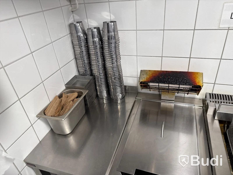 Zanussi Pommes frites värmare med en rostfri avlastningsbänk