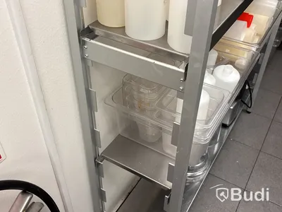 Rostfria hyllor - 5 sektioner