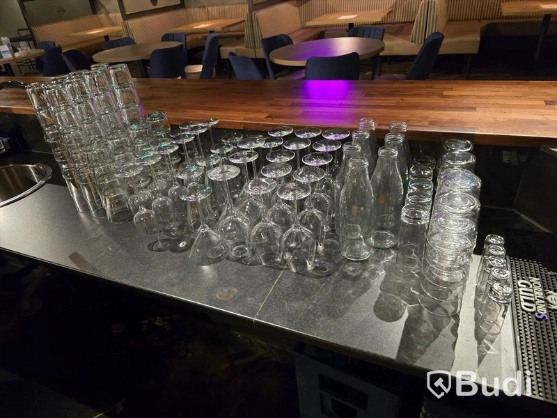 Parti med glas.