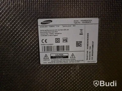 2st. Samsung 48" TV med takfäste.