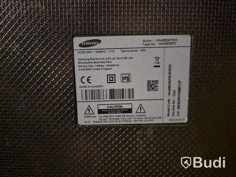 2st. Samsung 48" TV med takfäste.