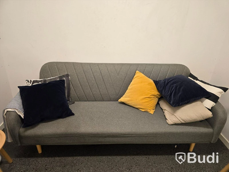 Bäddsoffa och div. möbler.