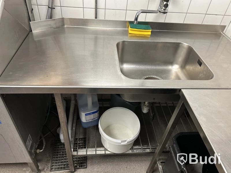 Diskbänk rostfri