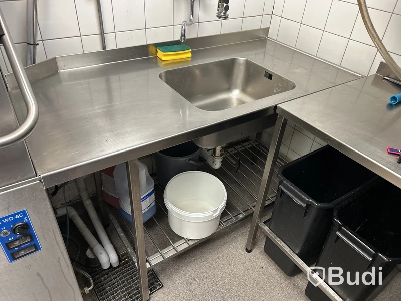 Diskbänk rostfri