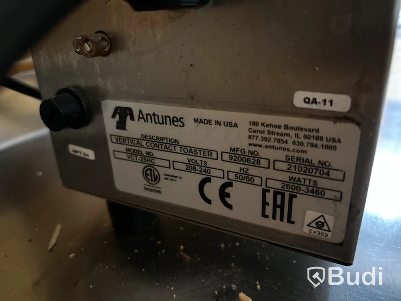 Brödrost Antunes, VCT- 25HC