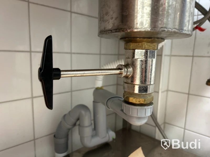 Diskbänk rostfri inkl. blandare