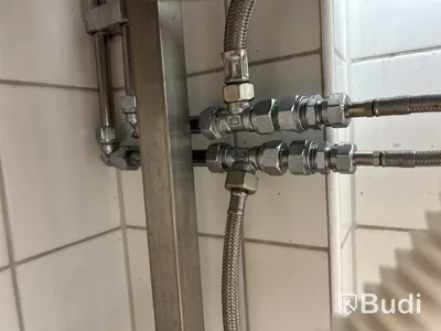 Diskbänk rostfri inkl. blandare
