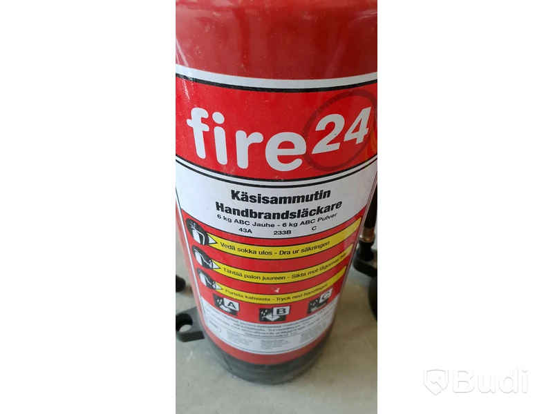 2st 6kg pulversläckare