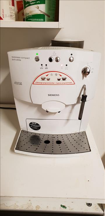 Kaffemaskin Siemens Surpresso Compact Aroma Whirl System Startad