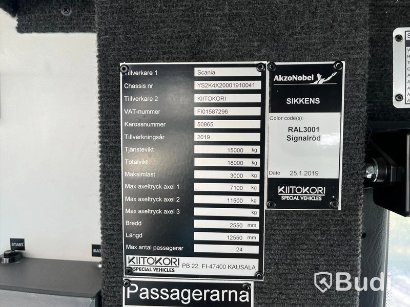 Buss Scania Kiitokori Omnistar Libri -2018 | Förskolebuss