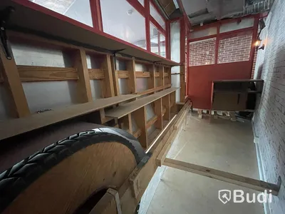 Bussreplika från spårvagnsmuseum på Södermalm i Stockholm