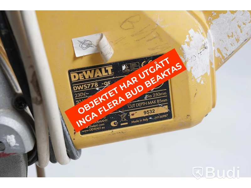 Kap- och gersåg - Dewalt DWS778