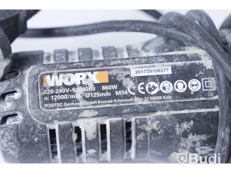 Vinkelslip - Worx Angle Grinder