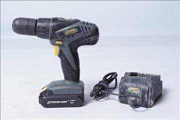Borrmaskin - Meec Tools 060-239 med Batteri & Batteriladdare